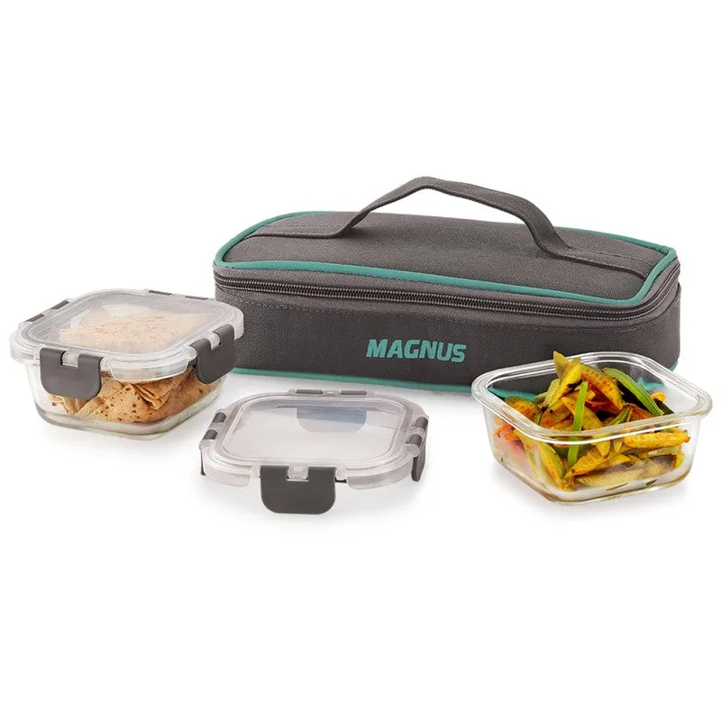 Zivra Go Lunch Box with Lunch Bag - Three Piece Set media 3
