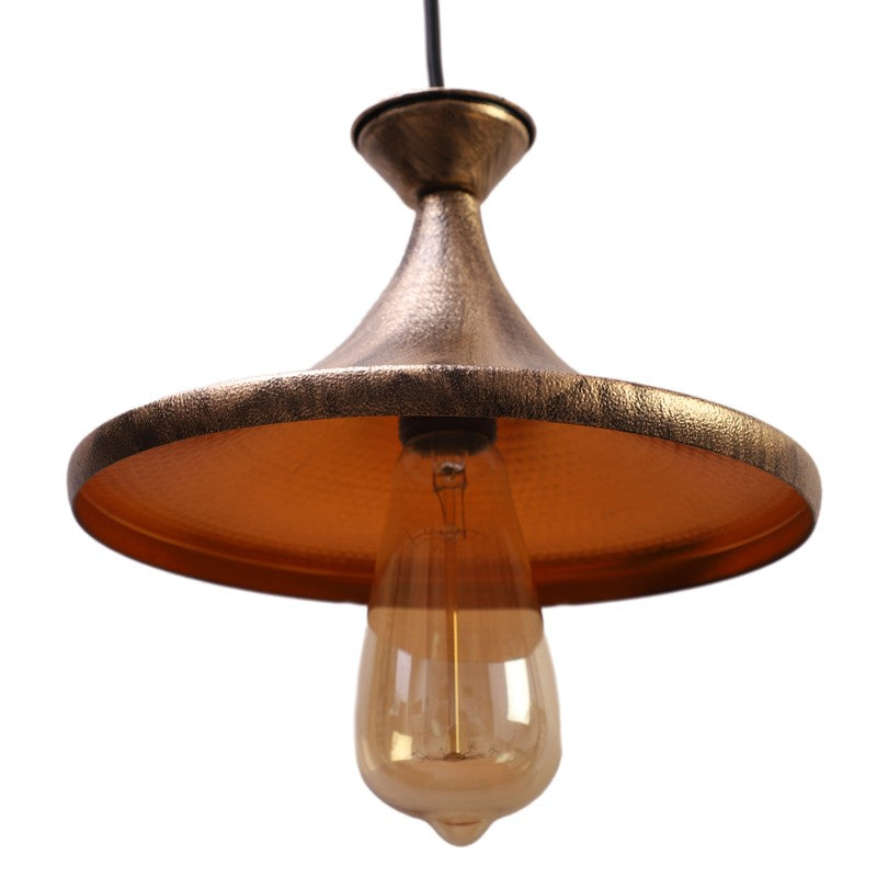 Antique Finish Iron Ceiling Lamp media 5