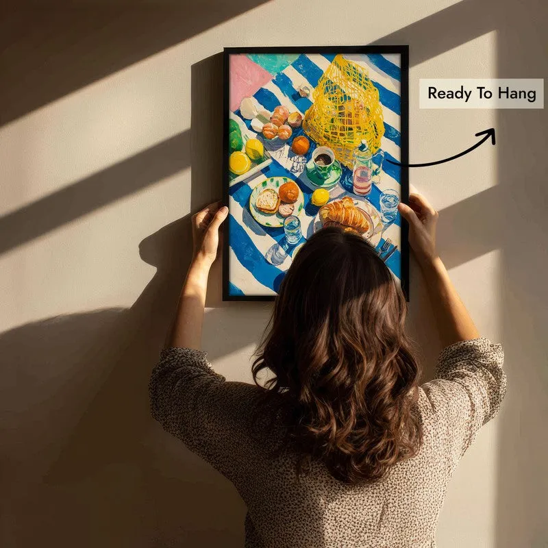 Feastiva Canvas Wall Painting With Black Frame media 5