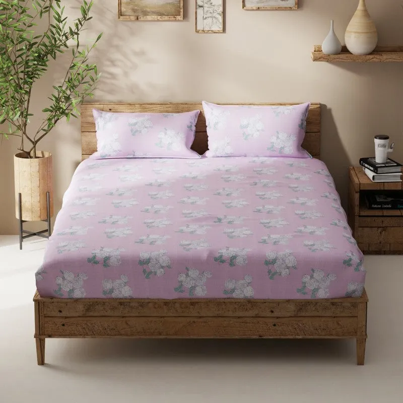 Harven Bedsheet (Pink) - 115 GSM media 3