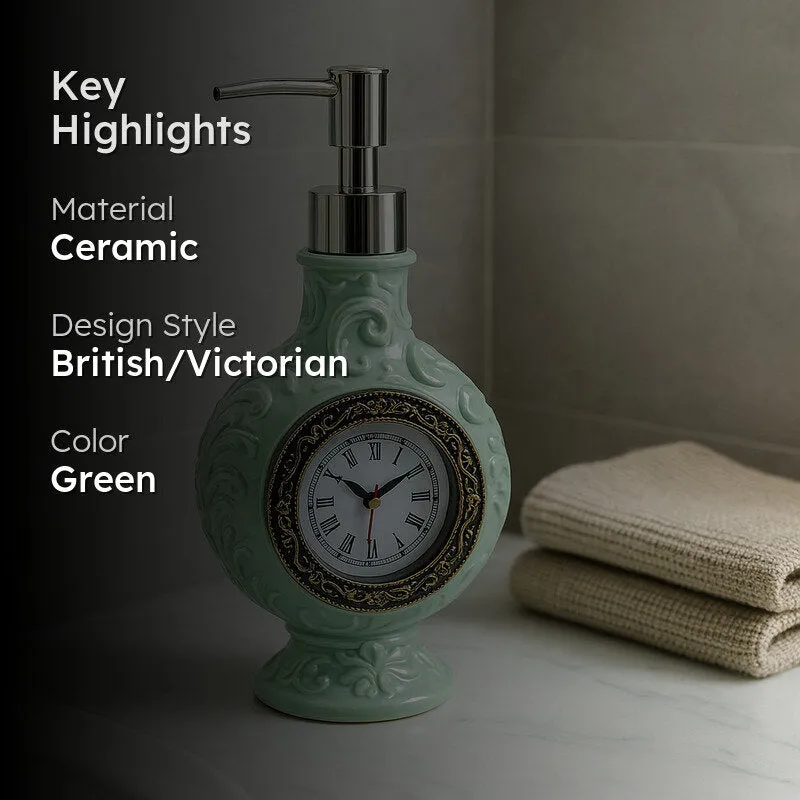 Antique Timer Soap Dispenser - Green media 2