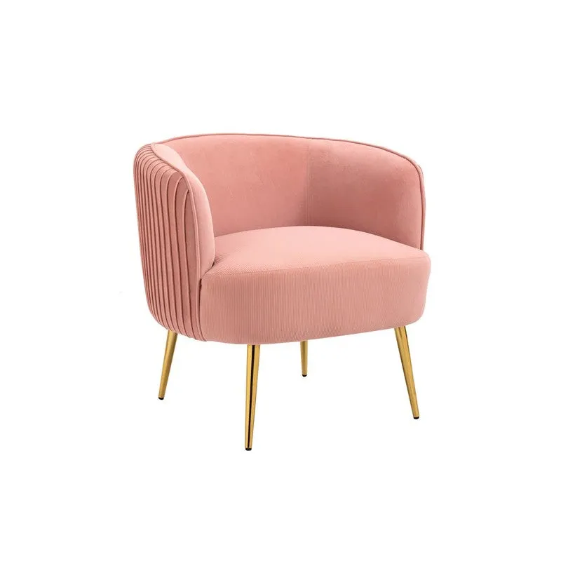 Leiser Accent Chair - Peach media 3