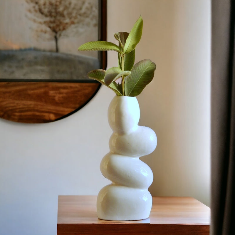 Pebble Play Vase - White media 6