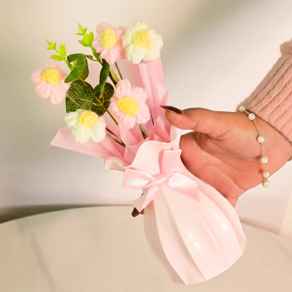 PrimeCraft Crochet Artificial Flower media 5