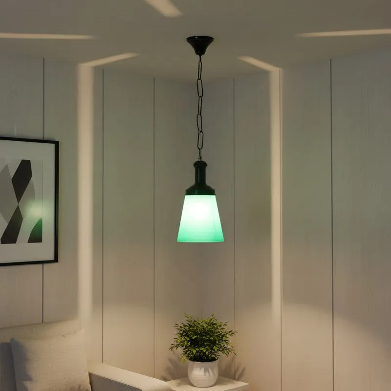 Contrast PVC Ceiling Lamp - Green media 1