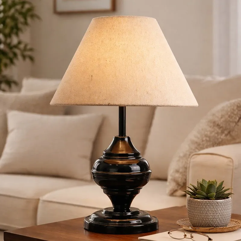 MonoCraft Metal Table Lamp - Beige media 3