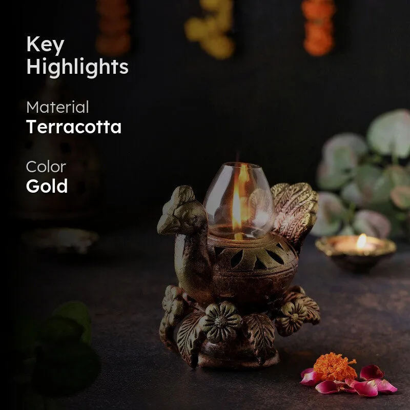 Peacock Akand Jyot Diya media 2