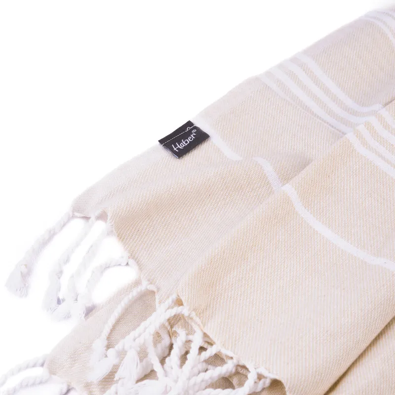 Cotlyn Cotton Bath Towel - Beige media 5