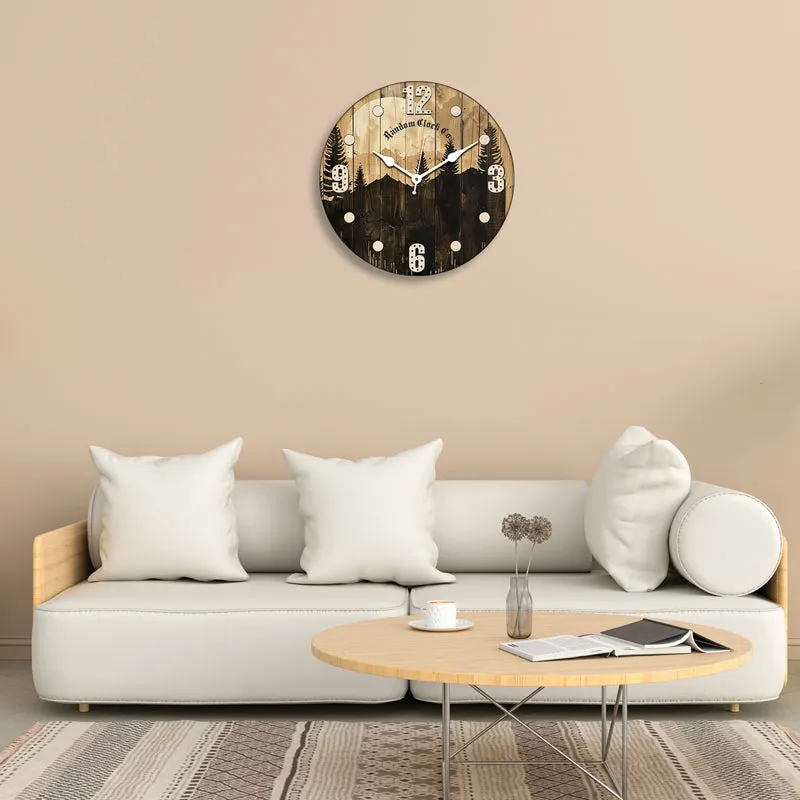 Zaman Analog Wooden Wall Clock media 4