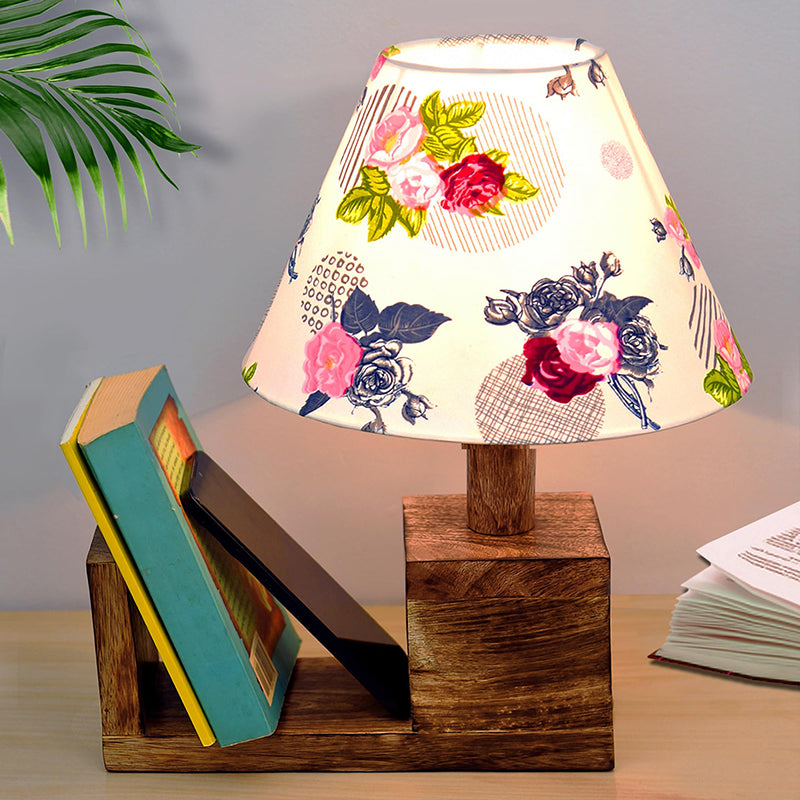 Sentry Rosa Fabric Table Lamp - Multicolor