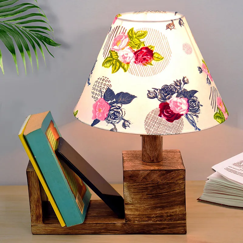 Sentry Rosa Fabric Table Lamp - Multicolor media 1
