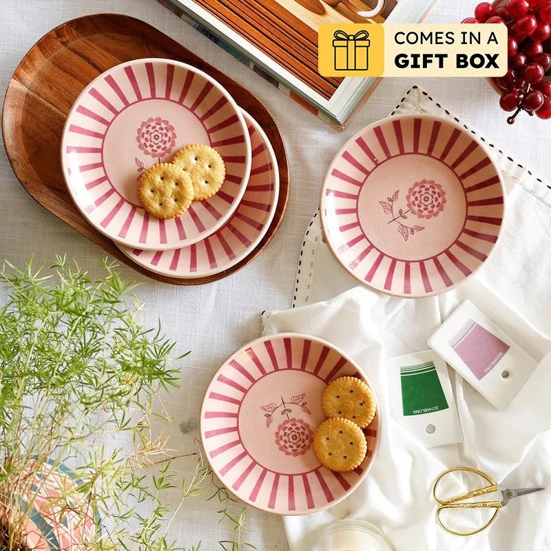 Magique by the Wishing Chair Nysa 4 Ceramic Dessert Plates Gift Box Set - Set Of Four media 1