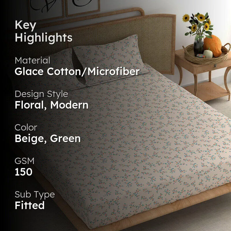 Cornelia Fitted Microfiber Microfiber Bedsheet - 150 GSM media 2