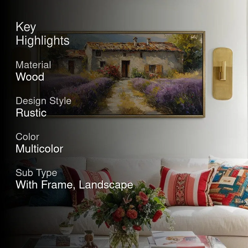 Tuscan Courtyard Feast Wall Art media 2