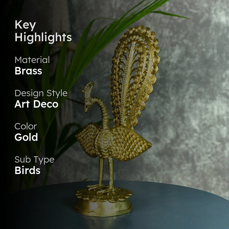 Mayoor Natan Brass Showpiece media 2