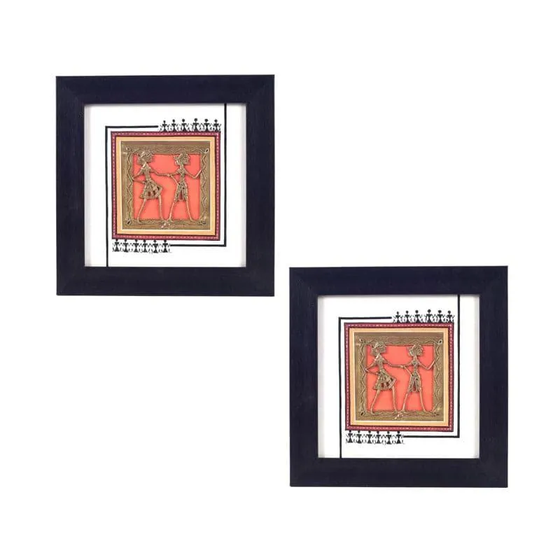 Missoni Dhokra Brass Wall Art - Set Of Two media 3