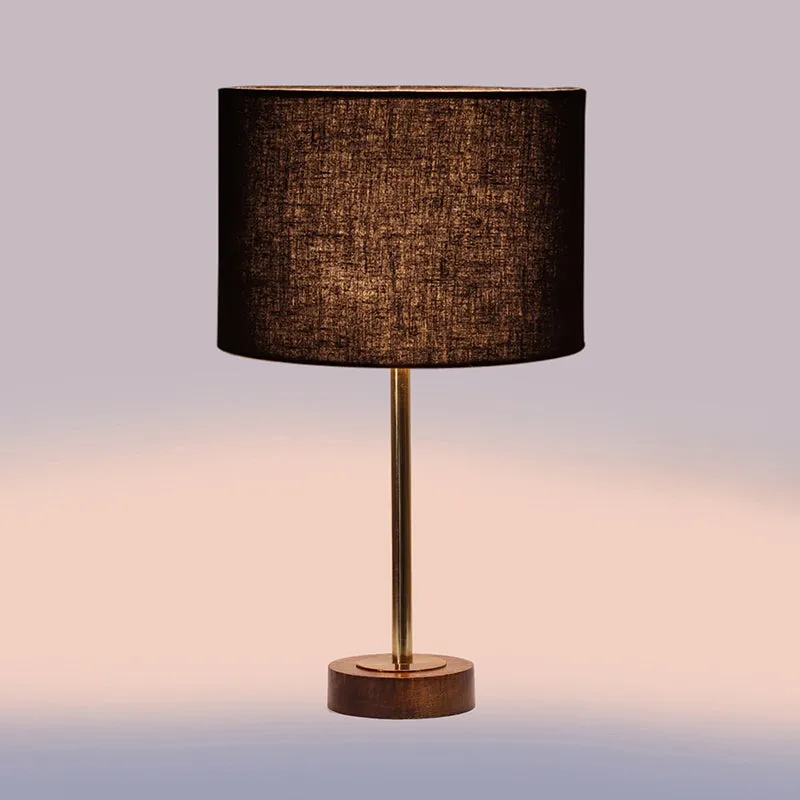 Cotin I Rodin Wooden Table Lamp - Black,Gold,Brown media 5
