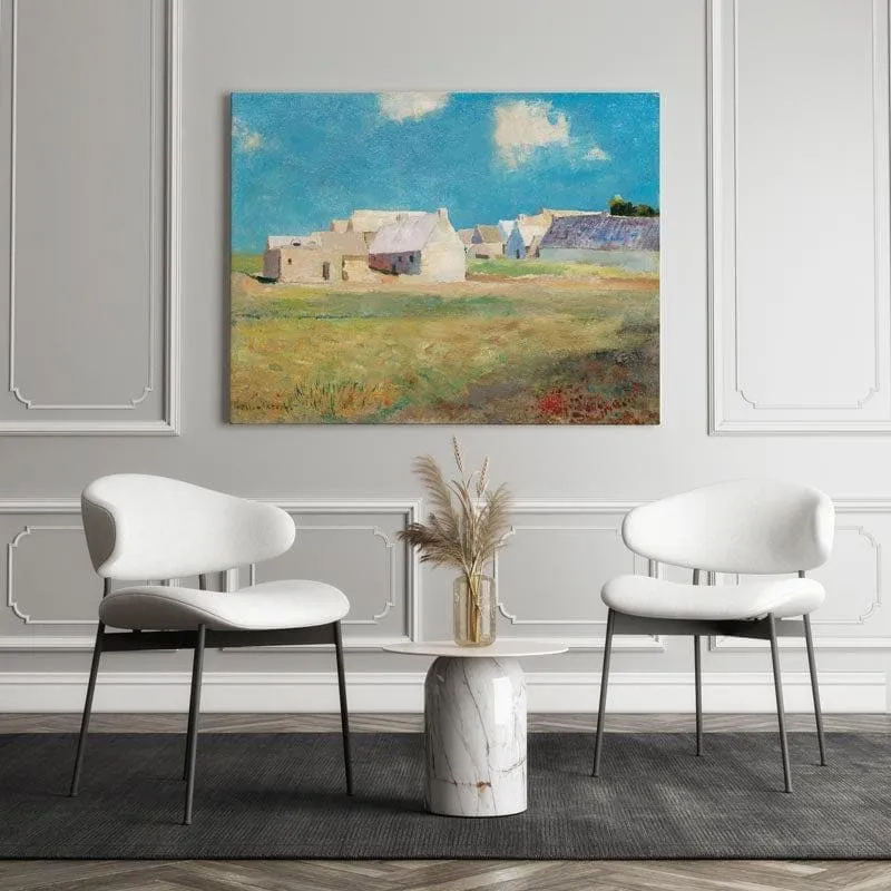 Breton Village Canvas Wall Art - Gallery Wrap media 1