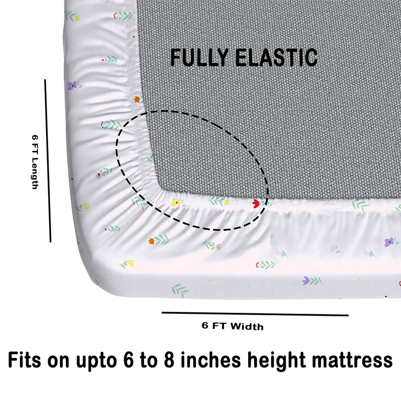 Julie Fitted Microfiber Microfiber Bedsheet - 150 GSM media 6
