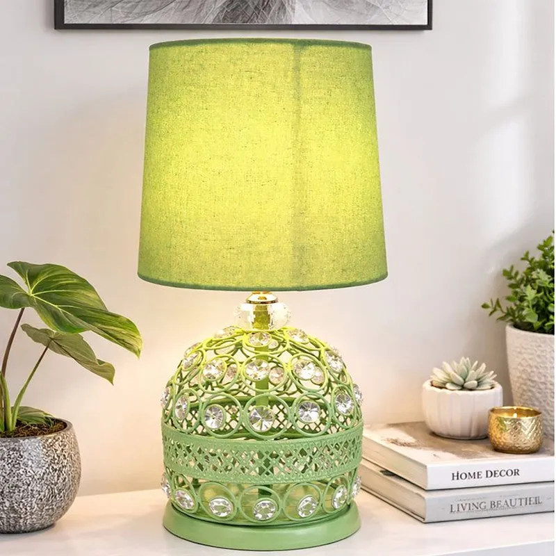 DomeNest Metal Table Lamp - Green media 3