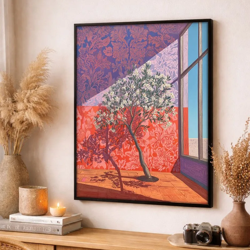 Arbor Radiance Canvas Wall Painting - Black Frame media 3