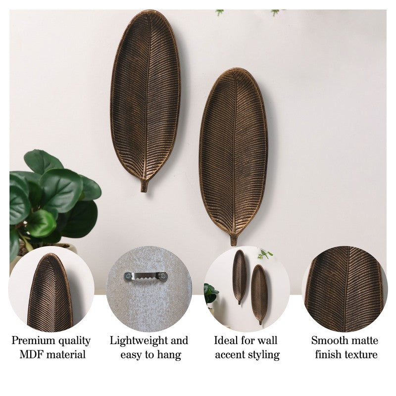 Artlyn MDF Wall Accent (Brown) - Set Of Two media 4