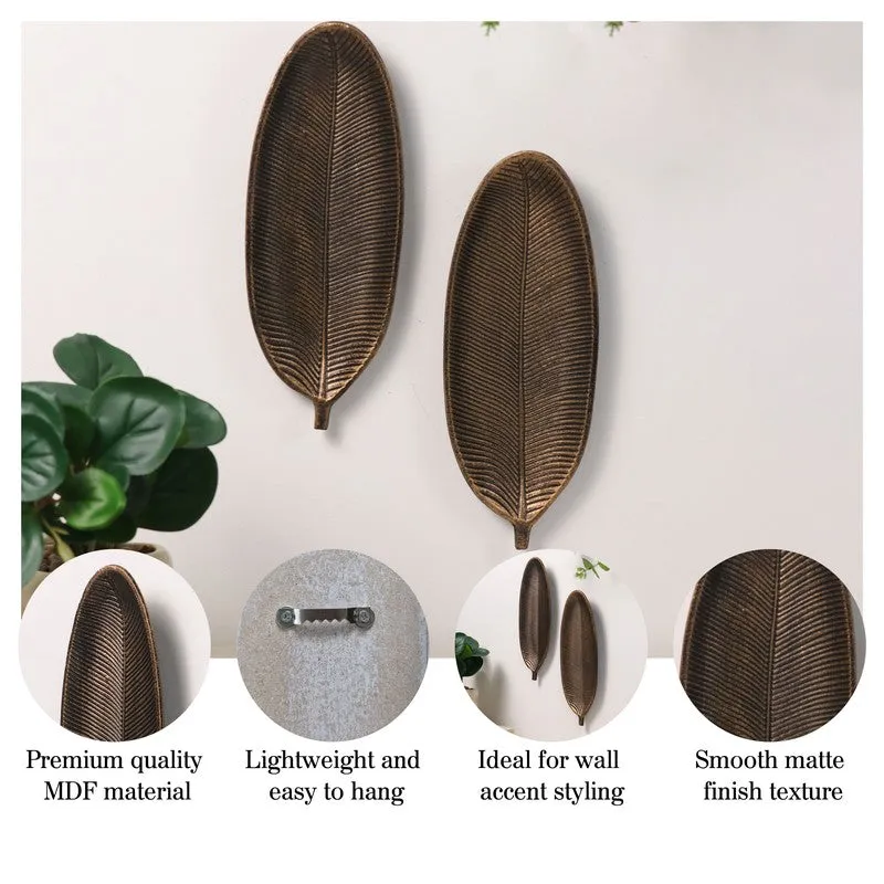 Artlyn MDF Wall Accent (Brown) - Set Of Two - 4
