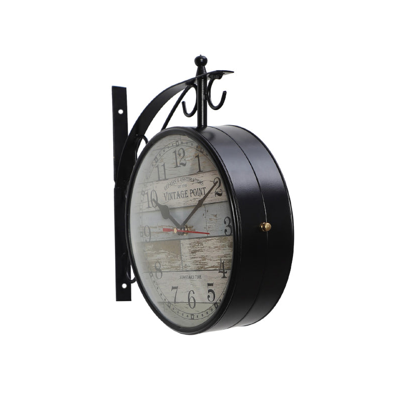 Abstract Double Sided Station Clock media 3