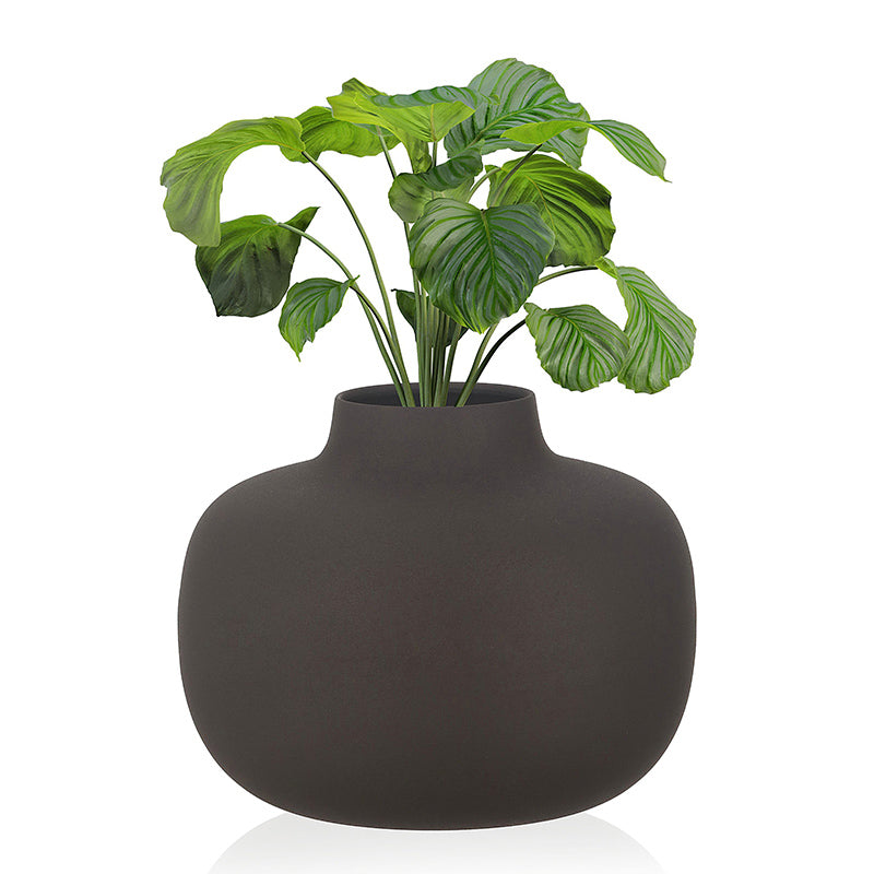 Alexei Metal Vase - Black media 4