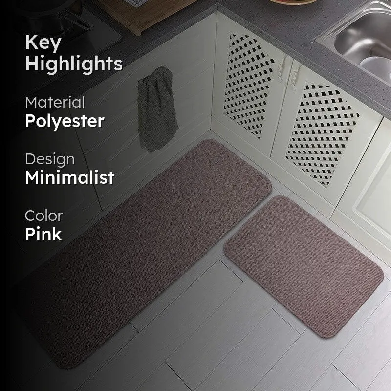 SimpleSoft Kitchen Floor Mats (Pink) - Set of Two media 2