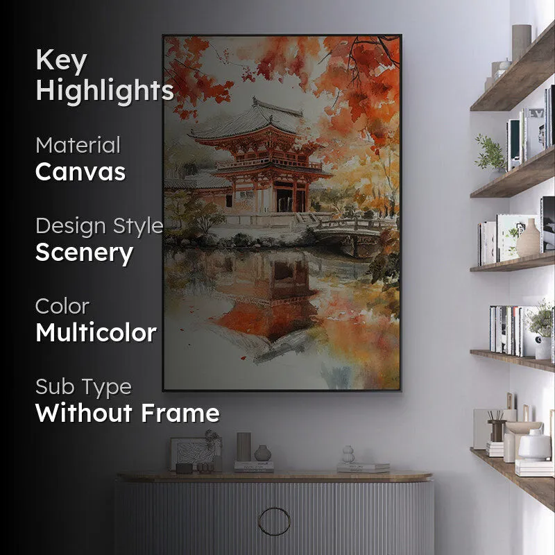 Geisha Gardens Wall Painting media 2