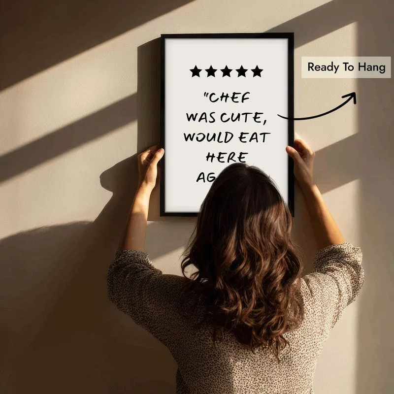 Chef Aura Archival Canvas Wall Art - Black media 6