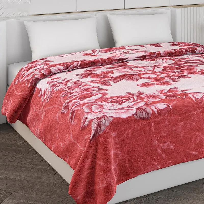 Monte Carlo Crimson Blossom Blanket - 600 GSM media 4