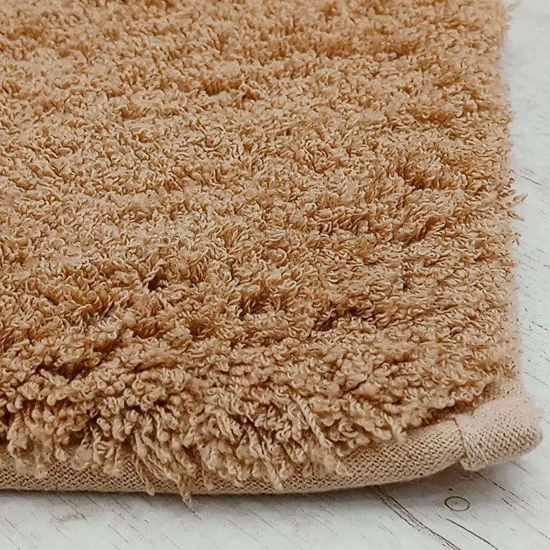 Nautica Cashmere Step Solid Anti-Skid Bath Mat (Tan) - Set Of Two media 5