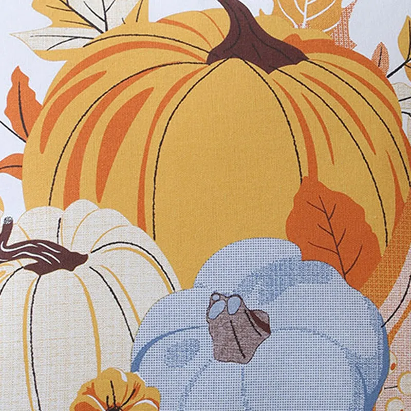 Autumn Squash Cotton Cushion Cover - Set Of Two media 3