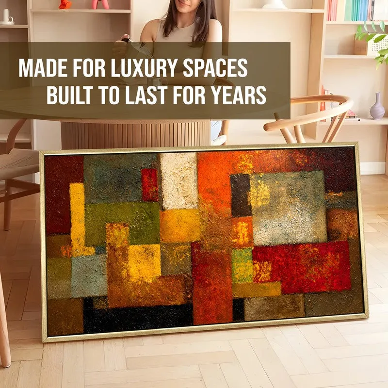 Saffron Squares Canvas Wall Art media 6