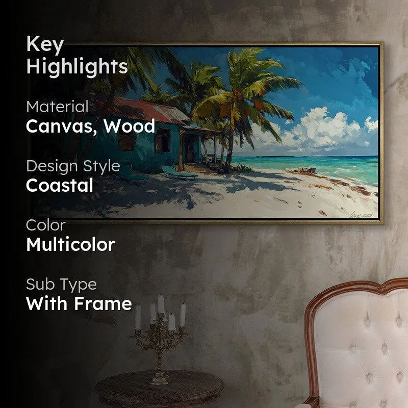 Hideaway Canvas Wall Painting With Frame media 2