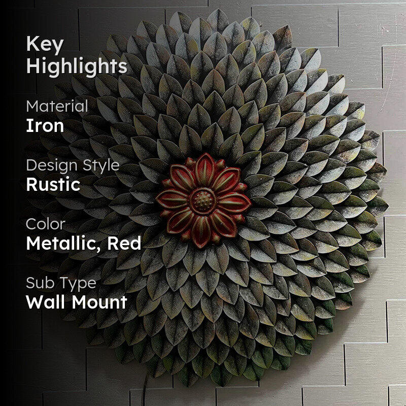 Dahlia Dare Iron Wall Accent media 2