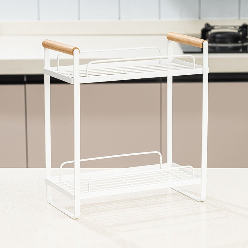 Adilla 2-Tier Carbon Steel Kitchen Rack media 3