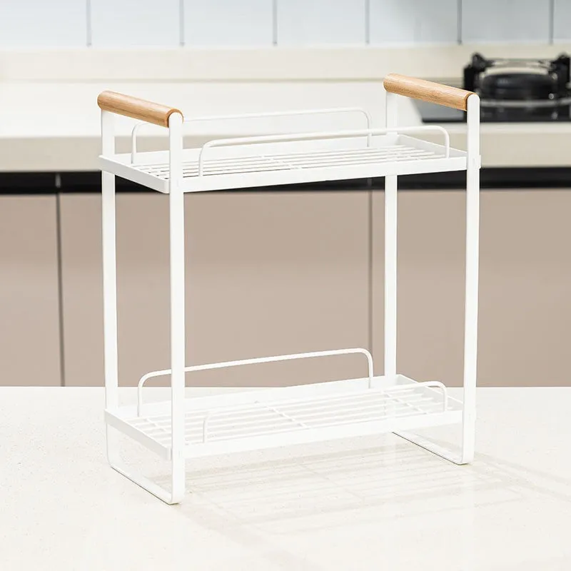 Adilla 2-Tier Carbon Steel Kitchen Rack media 3