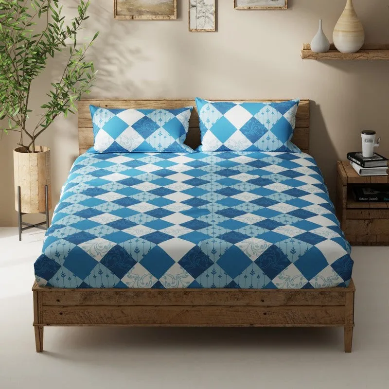 Bralin Bedsheet (Blue) - 115 GSM media 3
