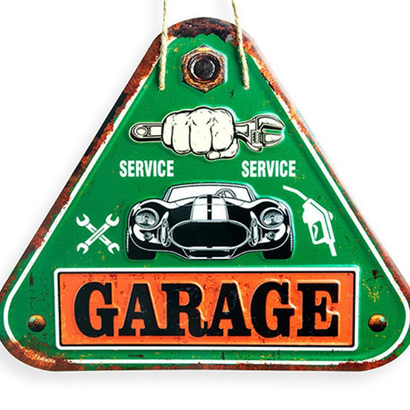 Garage Services Retro Metal Wall Accent media 3