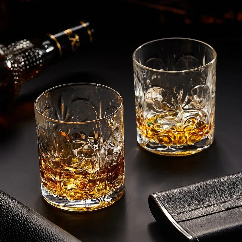 Premium Italian Whiskey Glasses (337 mL Each) - Set Of Two media 1