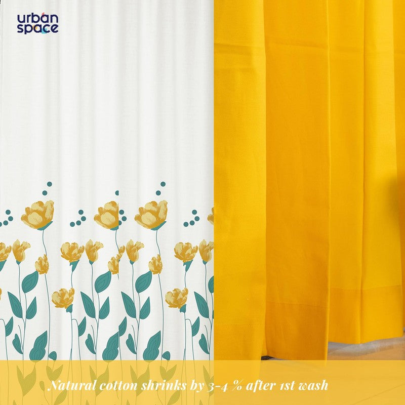 Urban Space Sunny blooms Curtains - Set Of Three media 4
