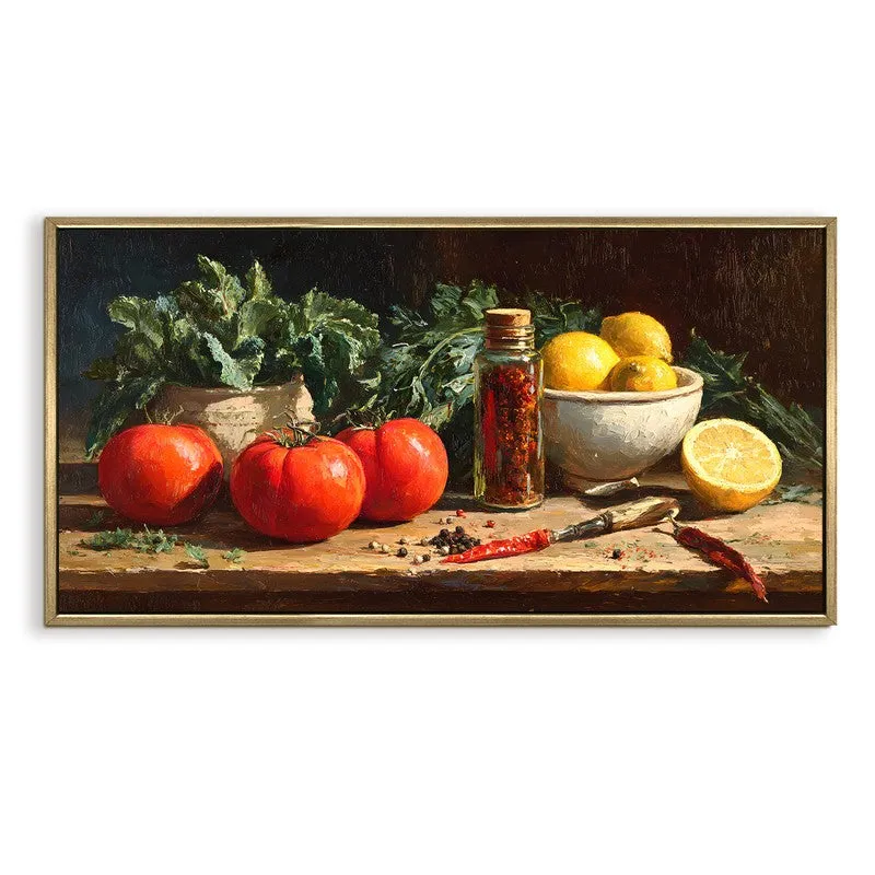 Sunripened Canvas Wall Painting With Frame media 3