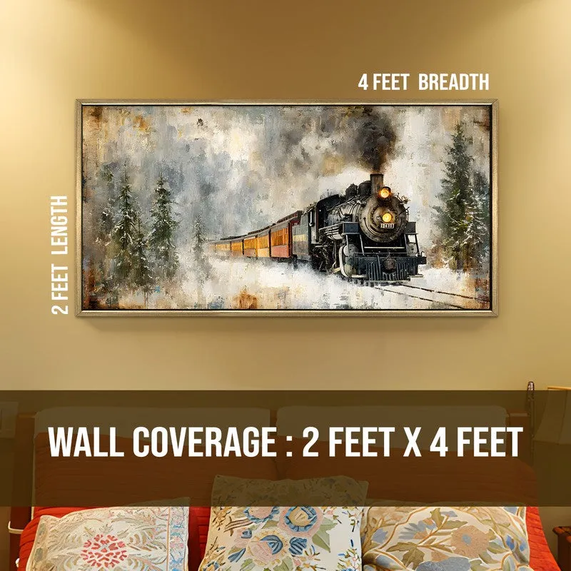 Heritage Rail Canvas Wall Painting With Frame media 8
