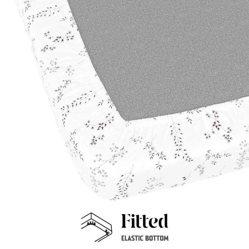 Elvoro Fitted Cotton Bedsheet (White) - 144 TC media 6