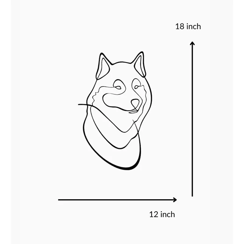 Wolf Black Iron Wall Accent media 5