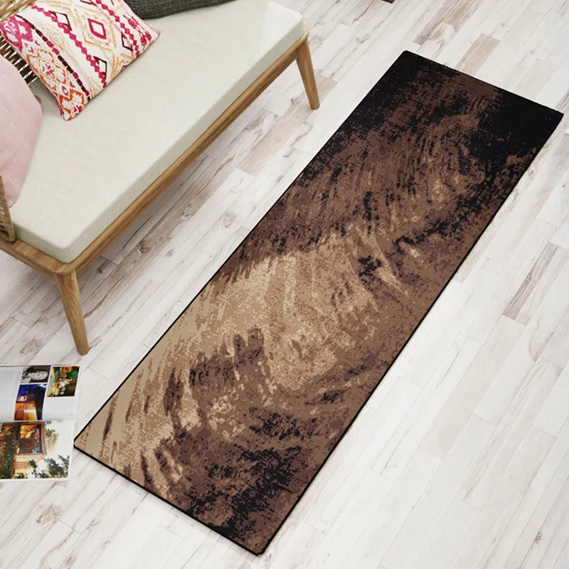 Blaine Abstract Micro Fiber Runner Rug media 1