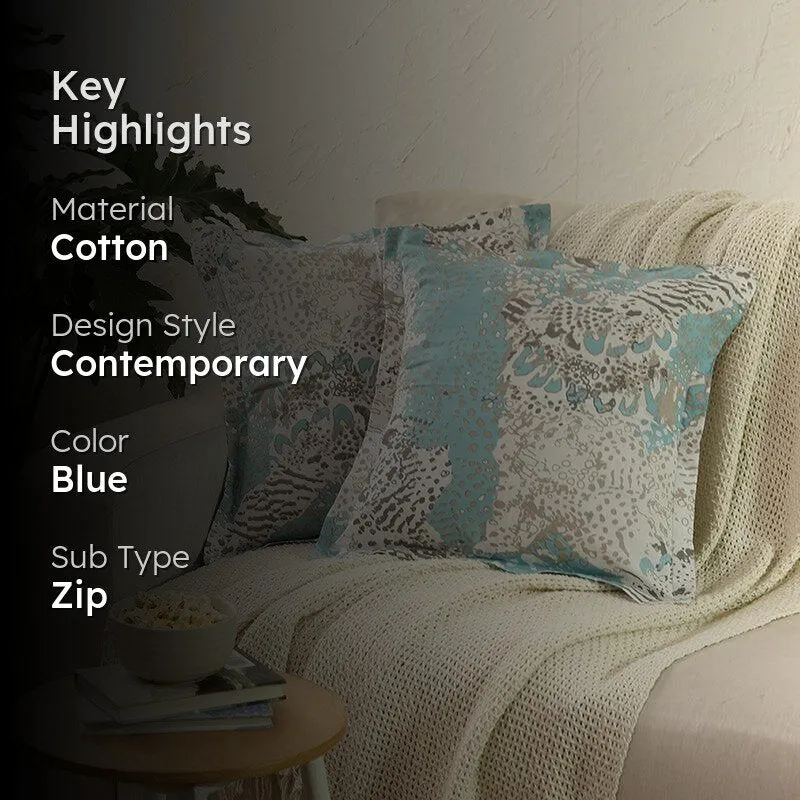 Mashak Cushion Cover (Blue) - Set Of Two media 2
